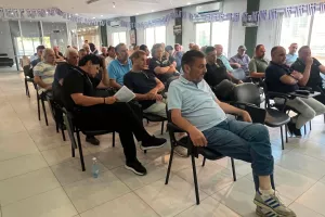 Σε εξέλιξη η Συνέλευση του Ολυμπιακού (Φώτος)