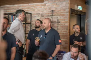 (Παγκόσμιο Κύπελλο FIBA/Φώτος) Η διάσκεψη της Εθνικής ενόψει Κροατίας και Γερμανίας