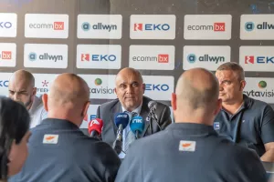(Παγκόσμιο Κύπελλο FIBA/Φώτος) Η διάσκεψη της Εθνικής ενόψει Κροατίας και Γερμανίας