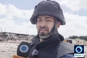 Η στιγμή που Λιβανέζος δημοσιογράφος γίνεται στόχος από drone (Bίντεο)