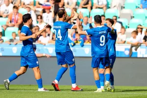 (Φώτος) Σλοβενία - Κύπρος: Θετικό δείγμα στη Λουμπλιάνα