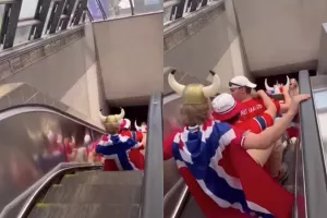 Η σκάλα έγινε... πλοίο των Βίκινγκς! (ΒΙΝΤΕΟ)