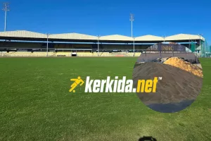 (Φώτος kerkida) Άμμος από την Αίγυπτο για το χορτάρι του Τσιρείου