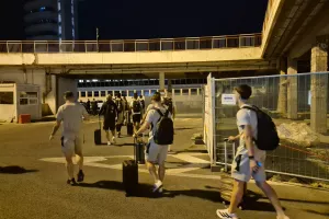 (Φώτος Kerkida) Αναχώρηση... ΑΕΚ