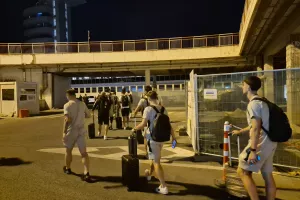 (Φώτος Kerkida) Αναχώρηση... ΑΕΚ