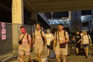 (Φώτος Kerkida) Αναχώρηση... ΑΕΚ