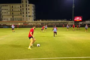 (ΦΩΤΟΣ Kerkida) Η προπόνηση της Νέας Σαλαμίνας