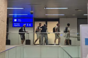 (Φώτος Kerkida) Έφτασε... Ρουμανία η ΑΕΚ