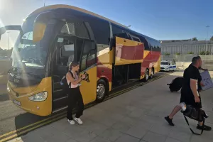 Φώτος kerkida από την άφιξη των Γεωργιανών