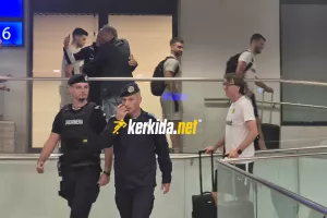 (Φώτος Kerkida) Αστυνομική συνοδεία για την ΑΕΚ