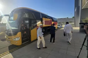 Φώτος kerkida από την άφιξη των Γεωργιανών