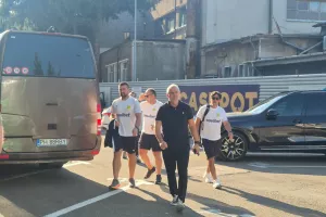 (Φώτος kerkida) Στο Stadion Ilie Oana" η ΑΕΚ