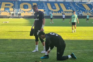 (Βίντεο-Φώτος kerkida) Η προπόνηση της ΑΕΚ στο "Stadion Ilie Oana"