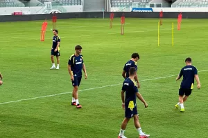 (Βίντεο-Φώτος kerkida) Η προπόνηση της Hajduk Split στο "Αλφαμέγα"