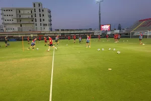 (ΦΩΤΟΣ Kerkida) Η προπόνηση της Νέας Σαλαμίνας