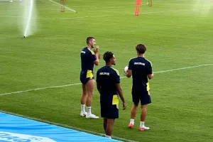 (Βίντεο-Φώτος kerkida) Η προπόνηση της Hajduk Split στο "Αλφαμέγα"