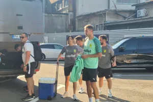 (Φώτος kerkida) Στο Stadion Ilie Oana" η ΑΕΚ