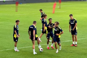(Βίντεο-Φώτος kerkida) Η προπόνηση της Hajduk Split στο "Αλφαμέγα"