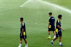 (Βίντεο-Φώτος kerkida) Η προπόνηση της Hajduk Split στο "Αλφαμέγα"
