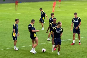 (Βίντεο-Φώτος kerkida) Η προπόνηση της Hajduk Split στο "Αλφαμέγα"