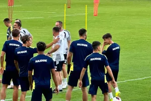 (Βίντεο-Φώτος kerkida) Η προπόνηση της Hajduk Split στο "Αλφαμέγα"