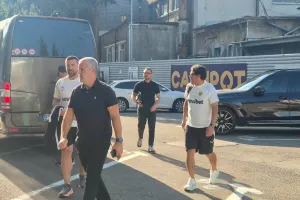 (Φώτος kerkida) Στο Stadion Ilie Oana" η ΑΕΚ