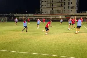 (ΦΩΤΟΣ Kerkida) Η προπόνηση της Νέας Σαλαμίνας