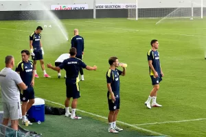 (Βίντεο-Φώτος kerkida) Η προπόνηση της Hajduk Split στο "Αλφαμέγα"