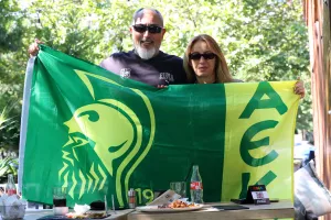 (Φώτος) "Κιτρινοπράσινο" pre-game στη Ρουμανία