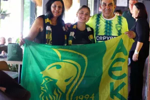 (Φώτος) "Κιτρινοπράσινο" pre-game στη Ρουμανία