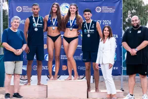 Δύο ασημένια μετάλλια για την Κύπρο στο MEVZA Beach Volleyball U18/U20 Championship!