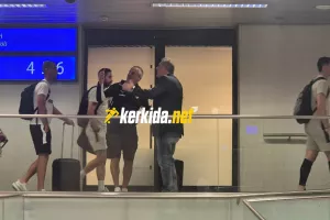 (Φώτος kerkida) Βιντεοκλήση ο Ρόκα και... το όμορφο στιγμιότυπο!