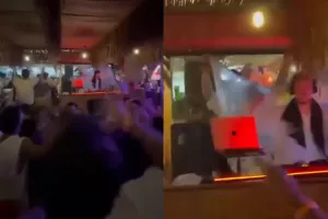 (Βίντεο kerkida)Σημαία Αργεντινής και... "Muchachos" σε μαγαζί στη Λεμεσό