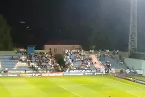 (Βίντεο kerkida) Έντονη βροχόπτωση στο "Tengiz Burjanadze Stadium"