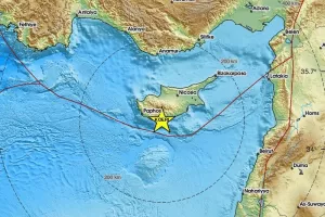 Σεισμός με επίκεντρο τη Λεμεσό