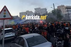 (ΒΙΝΤΕΟ/ΦΩΤΟΣ Kerkida) Η μοτοπορεία των Πορτοκαλί για τα 100 χρόνια του ΑΠΟΕΛ