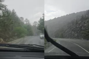 (Βίντεο kerkida) Ιούλιος... με έντονη βροχόπτωση