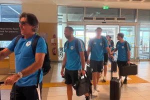(Bίντεο-Φώτος kerkida) Στο αεροδρόμιο η Πάφος FC
