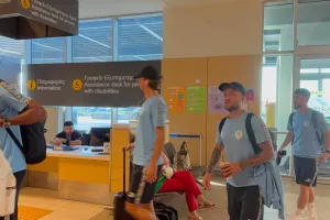 (Bίντεο-Φώτος kerkida) Στο αεροδρόμιο η Πάφος FC