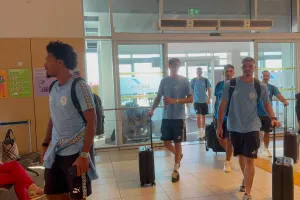 (Bίντεο-Φώτος kerkida) Στο αεροδρόμιο η Πάφος FC