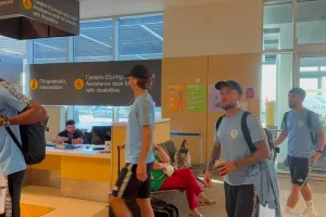 (Bίντεο-Φώτος kerkida) Στο αεροδρόμιο η Πάφος FC