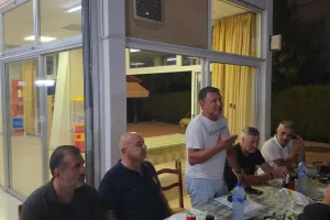 (ΦΩΤΟΣ Kerkida) Δείπνο...ΑΕΚ!