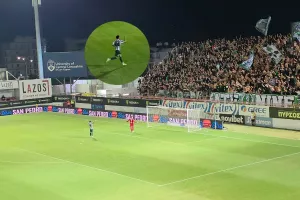 (Βίντεο/Φώτος Kerkida) ΓΚΟΛ και... υπόκλιση στην Θύρα 9!