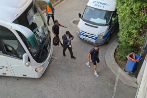 Φώτος kerkida από την άφιξη της Σεντ Τρούιντεν