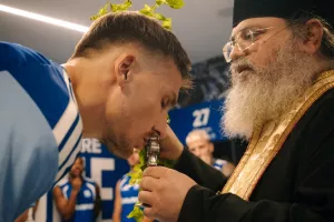 (Βίντεο/Φώτος) Πραγματοποιήθηκε ο αγιασμός για τον Απόλλωνα