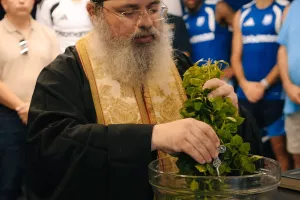 (Βίντεο/Φώτος) Πραγματοποιήθηκε ο αγιασμός για τον Απόλλωνα