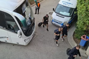 Φώτος kerkida από την άφιξη της Σεντ Τρούιντεν