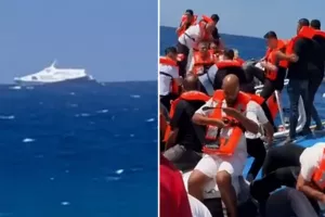Ανατράπηκε επιβατικό πλοίο με 279 άτομα στην Κερύνεια 