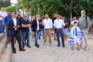 (Φώτος kerkida) Η εκδήλωση της Ανόρθωσης