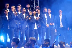 (Φώτος kerkida) Η εκδήλωση της Ανόρθωσης